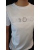 Λευκό T-shirt "ORIGINAL" με Διαμάντια και Μαργαριτάρια Λευκό T-shirt "ORIGINAL" με Διαμάντια και Μαργαριτάρια