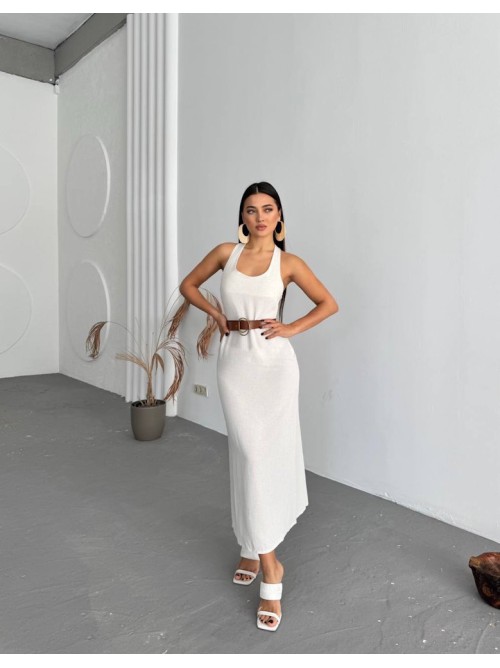 Φόρεμα Halter "Ivory Grace"-243