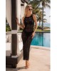 Isla Crochet Maxi Beach Dress – Μαύρο-408