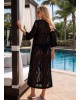 Aurelia Noir Premium Beach Kimono- 414